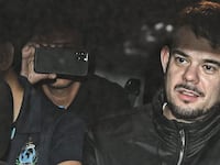 Joran Van der Sloot in police car