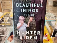 The memoir published by Hunter Biden, \"Beautiful Things, A Memoir\" is seen in a book store on its release day