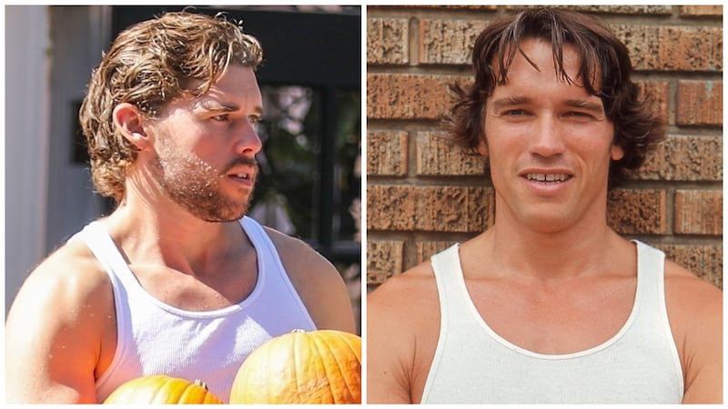 Christopher Schwarzenegger and Arnold Schwarzenegger