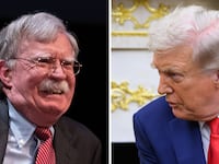John Bolton and Donald Trump