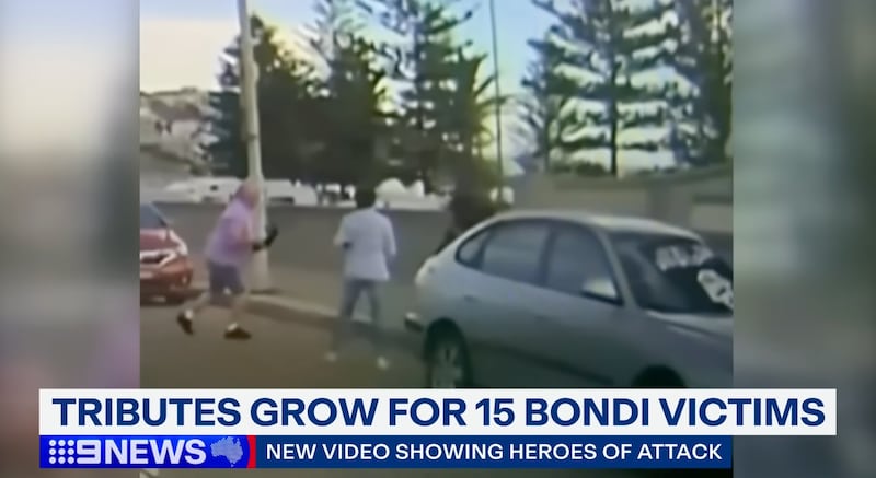 Dashcam footage shows Boris and Sofia Gurman tackling the Bondi Beach gunmen. They were killed, along with 13 others, and one of the gunmen.