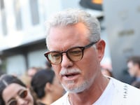 LOS ANGELES, CALIFORNIA - JUNE 18: Actor Eric Dane attends the Los Angeles premiere of Prime Video's "Countdown" at Harmony Gold on June 18, 2025 in Los Angeles, California.
