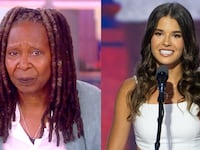 Whoopi Goldberg and Kai Trump