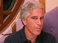 Billionaire Jeffrey Epstein in Cambridge, MA on 9/8/04. Epstein is connected with several prominent people including politicians, actors and academics. Epstein was convicted of having sex with an underaged woman. (Photo by Rick Friedman/Corbis via Getty Images)