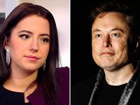 Ashley St. Clair, Elon Musk split image