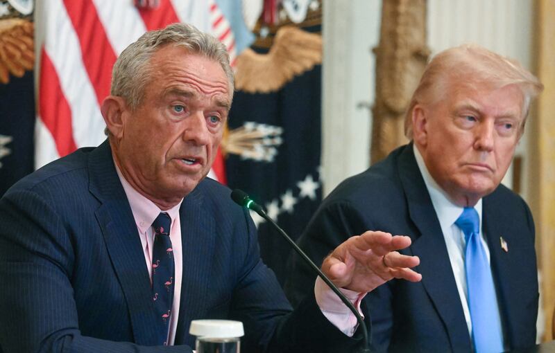 Donald Trump and Robert F. Kennedy Jr.