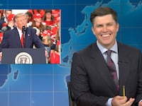SNL, Colin Jost on President Trump