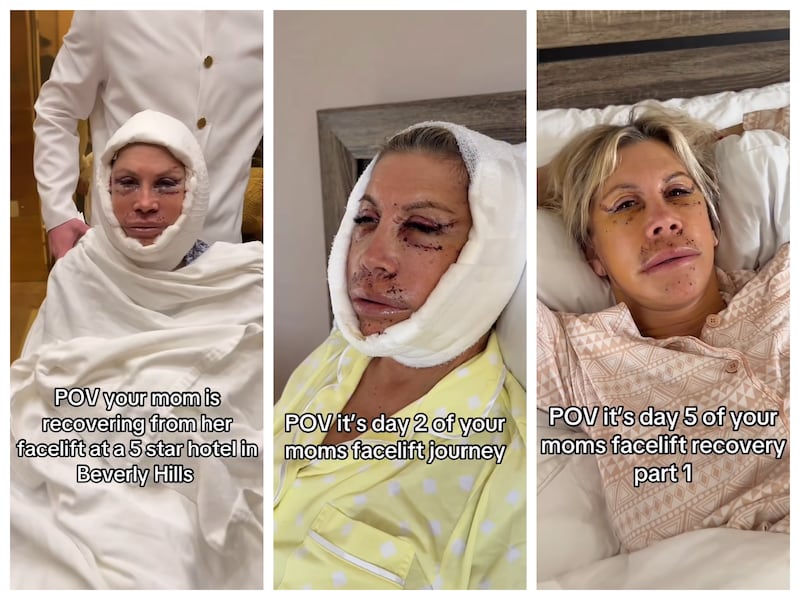 Kaplan's twin daughters documented their mother's journey on social media.