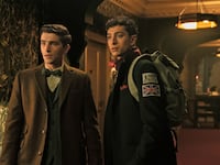 George Rexstrew and Jayden Revri in Dead Boy Detectives