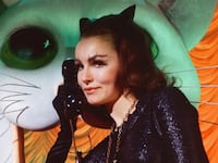 Julie Newmar as Catwoman in the 1966 'Batman' series.