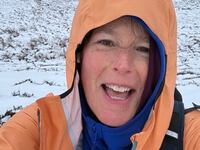 Shaunna Burke poses in a photo ahead of summiting Mount Everest for her GoFundMe dedicated to cancer research.