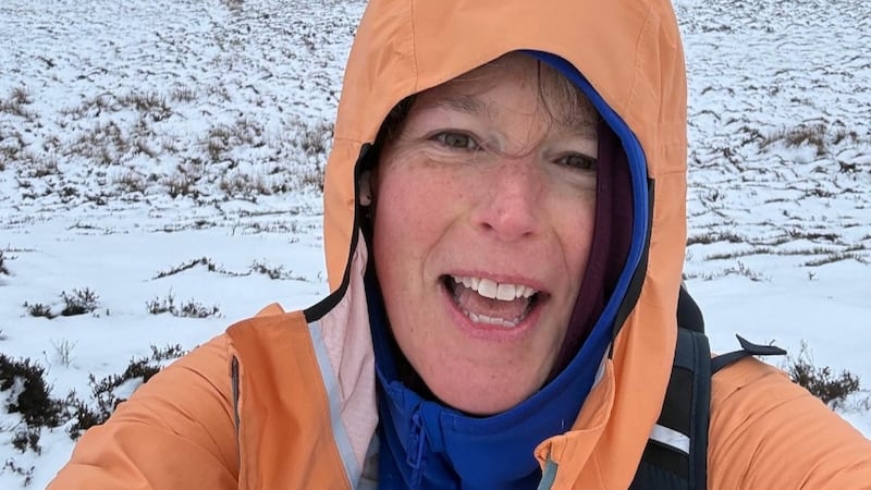 Shaunna Burke poses in a photo ahead of summiting Mount Everest for her GoFundMe dedicated to cancer research.