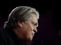 Steve Bannon, former White House chief strategist, speaks at the Conservative Political Action Conference (CPAC) at Gaylord National Convention Center in National Harbor, Maryland, March 3, 2023.
