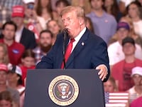 Trump making weird noise