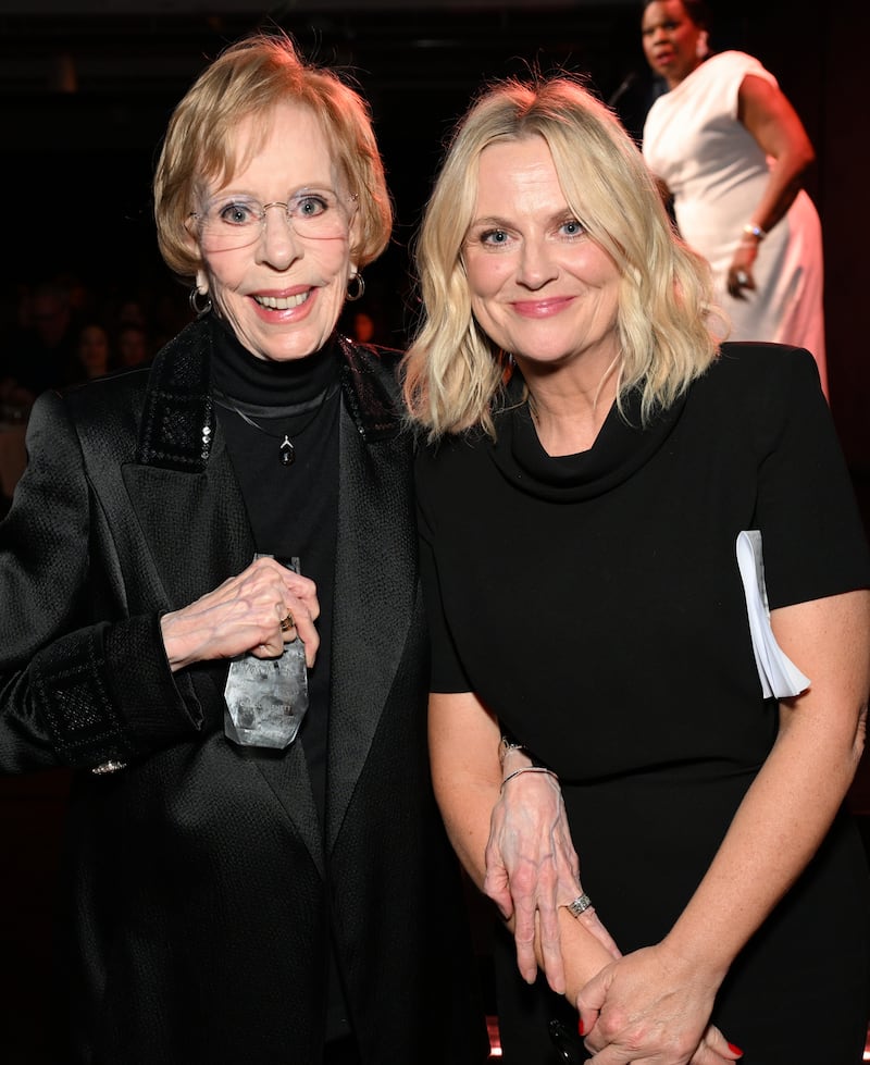 Carol Burnett and Amy Poehler