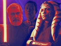 Ray Stevenson, Lars Mikkelsen, and Rosario Dawson in Ahsoka.