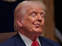 President Donald Trump posted on Truth Social that he would pardon Democratic Rep. Henry Cuellar and his wife Imelda.