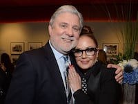 Mike Rinder and Leah Remini attend a screening at Linwood Dunn Theater at the Pickford Center for Motion Study on May 17, 2018 in Hollywood, California.
