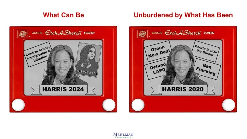 kamala harris etch-a-sketch