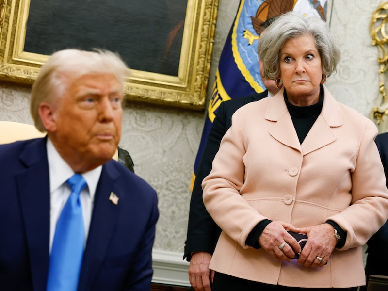 White House Chief of Staff Susie Wiles may be losing her grip on Donald Trump.