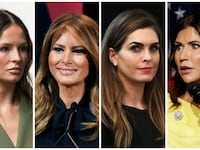 Margo Martin, Melania Trump, Hope Hicks, Kristi Noem