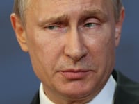 Russian President Vladimir Putin speaks to the media with Hungarian Prime Minister Viktor Orban at Parliament on February 17, 2015 in Budapest, Hungary.