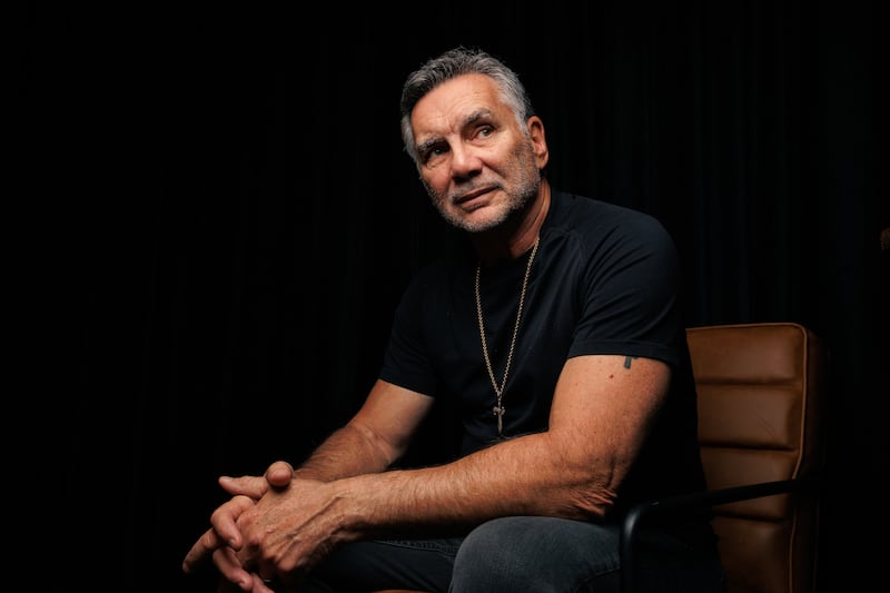 OCTOBER 3, 2023: SYDNEY, NSW - (EUROPE AND AUSTRALASIA OUT) Former New York Mafia boss Michael Franzese poses during a photo shoot at the REVY restaurant in Sydney, New South Wales. He is in Sydney on a speaking tour. (Photo by Max Mason-Hubers / Newspix via Getty Images)