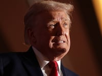 U.S. President Donald Trump delivers remarks during an event at Mount Airy Casino Resort on December 9, 2025 in Mount Pocono, Pennsylvania.