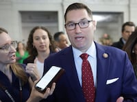 Rep. Guy Reschenthaler (R-PA) speaks to reporters.