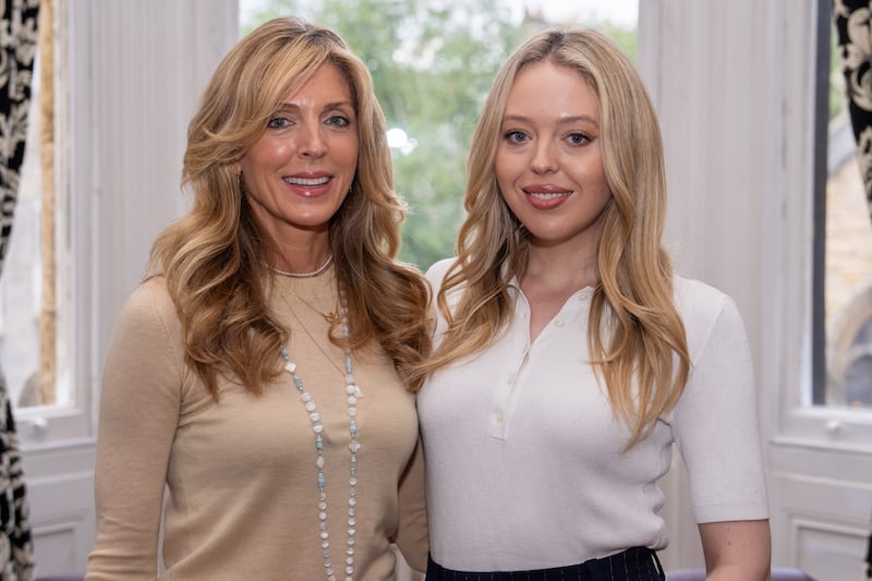 Marla Maples and Tiffany Trump.