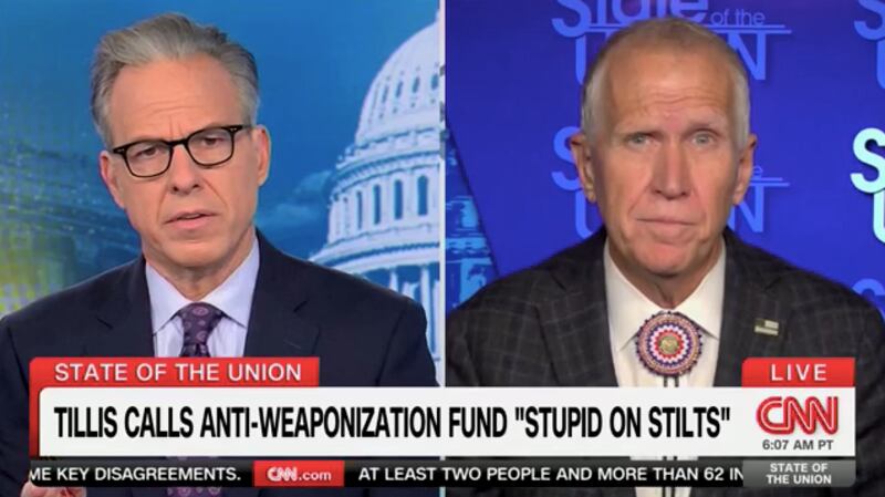 Thom Tillis on State of the Union