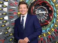 Co-host and Executive Producer Jeremy Renner attends a premiere for the television series 'Rennervations' in Los Angeles, California, U.S. April 11, 2023.