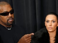 Kanye West and Bianca Censori attend the 67th GRAMMY Awards 2025
