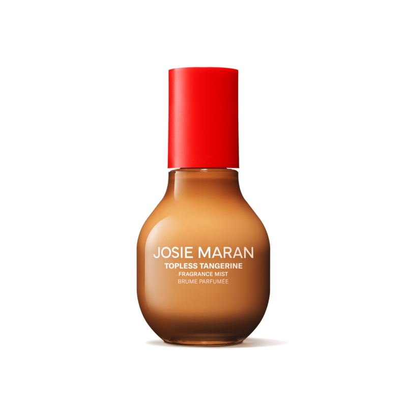 bottle of Josie Maran Topless Tangerine Fragrance Mist