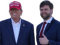 Trump and Vance side by side