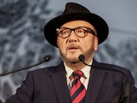 George Galloway, leader of the Workers Party of Britain, speaks after winning the Rochdale Parliamentary by-election.