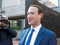 Meta Platforms Chief Executive Mark Zuckerberg leaves federal court