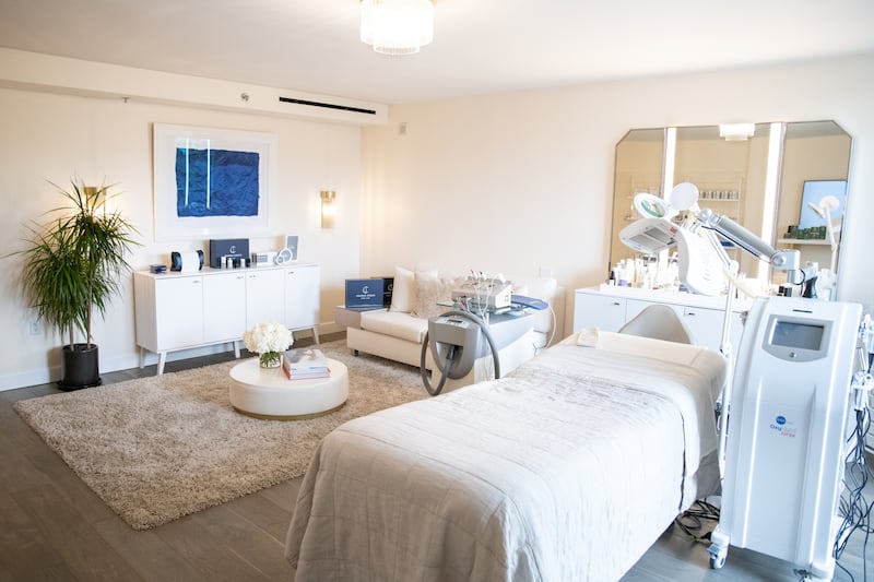facialist Joanna Czech at her skincare clinic