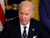 President Joe Biden signs a proclamations on January 14, 2025 in Washington, DC just days before leaving office.