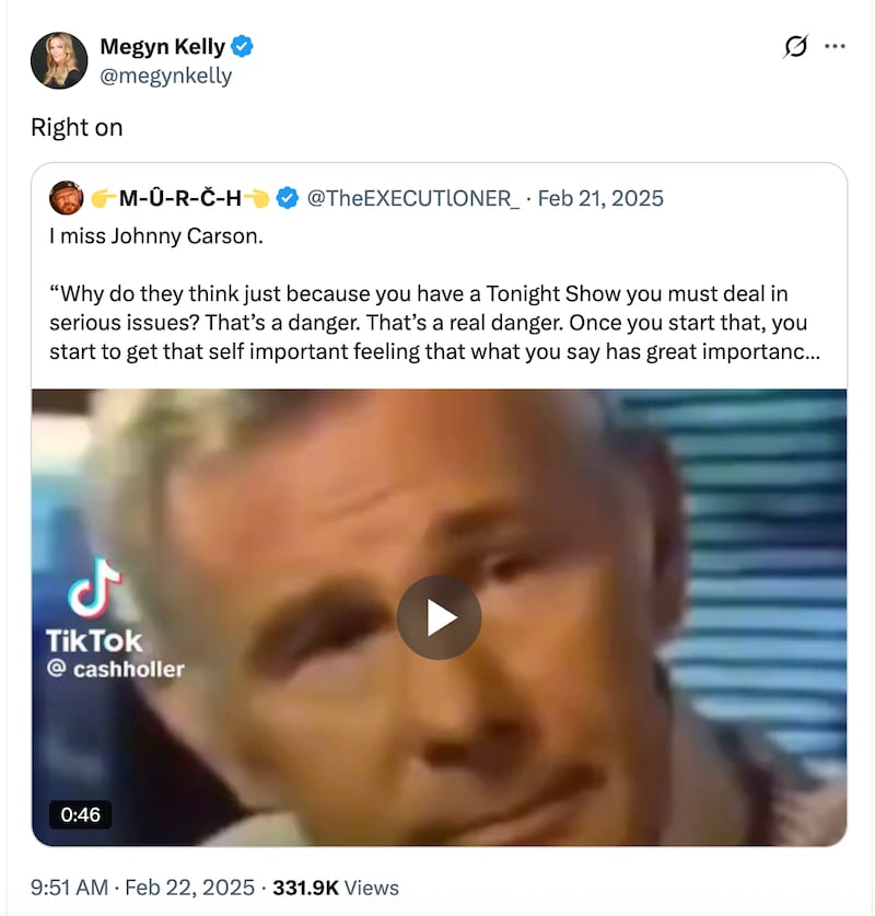 Kelly on Carson