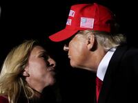 Donald Trump and Marjorie Taylor Greene