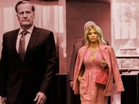 A photo including Jeff Daniels and Sarah Jones in the series Man in Full on Netflix