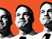 An illustration that includes a photo of Jim Jordan
