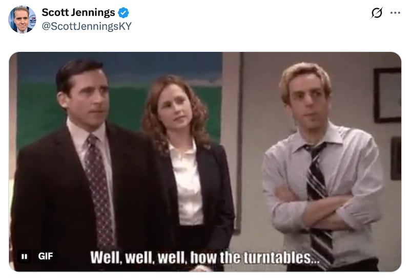 Scott Jennings taps into The Office.