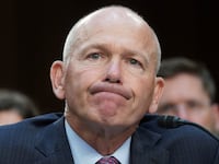 Boeing's CEO Dave Calhoun testifies before a Senate Homeland Security and Governmental Affairs Committee Investigations Subcommittee hearing on the safety culture at Boeing, on Capitol Hill in Washington, U.S., June 18, 2024.