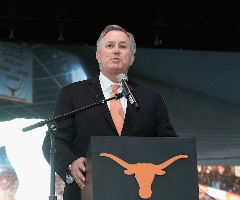 AUSTIN, TX - DECEMBER 03: Oak View Group CEO Tim Leiweke attends the groundbreaking ceremony for the new University of Texas event facility, the "Moody Center" on December 3, 2019 in Austin, Texas. (Photo by Gary Miller/Getty Images)