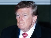 US President Donald Trump walks across the South Lawn after arriving on Marine One at the White House in Washington, DC, on October 18, 2026. President Trump is returning to Washington, DC, after campaigning in Georgia and Kentucky over the weekend. (Photo by SAUL LOEB / AFP via Getty Images)