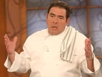 Emeril Lagasse during Sammy Hagar Visits "Emeril Live" at Food Network Studios in New York City, New York