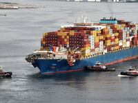 The Dali container ship, which brought down the Francis Scott Key Bridge in Baltimore, has been refloated and is returning to port.