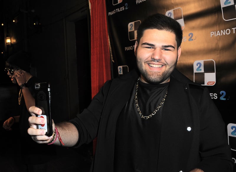 Jimmy Levy at the Piano Tiles 2 app launch held at Couture on November 14, 2015 in Hollywood, California.